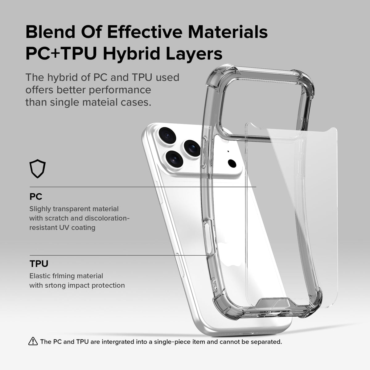 iPhone 17 Pro Max | iPhone 18 Pro Max Case | Anti-scratch | Soft Shockproof Cushion Corners Camera Protection Back Cover | Hard Transparent Back Cover Case for iPhone 17 Pro Max | iPhone 18 Pro Max
