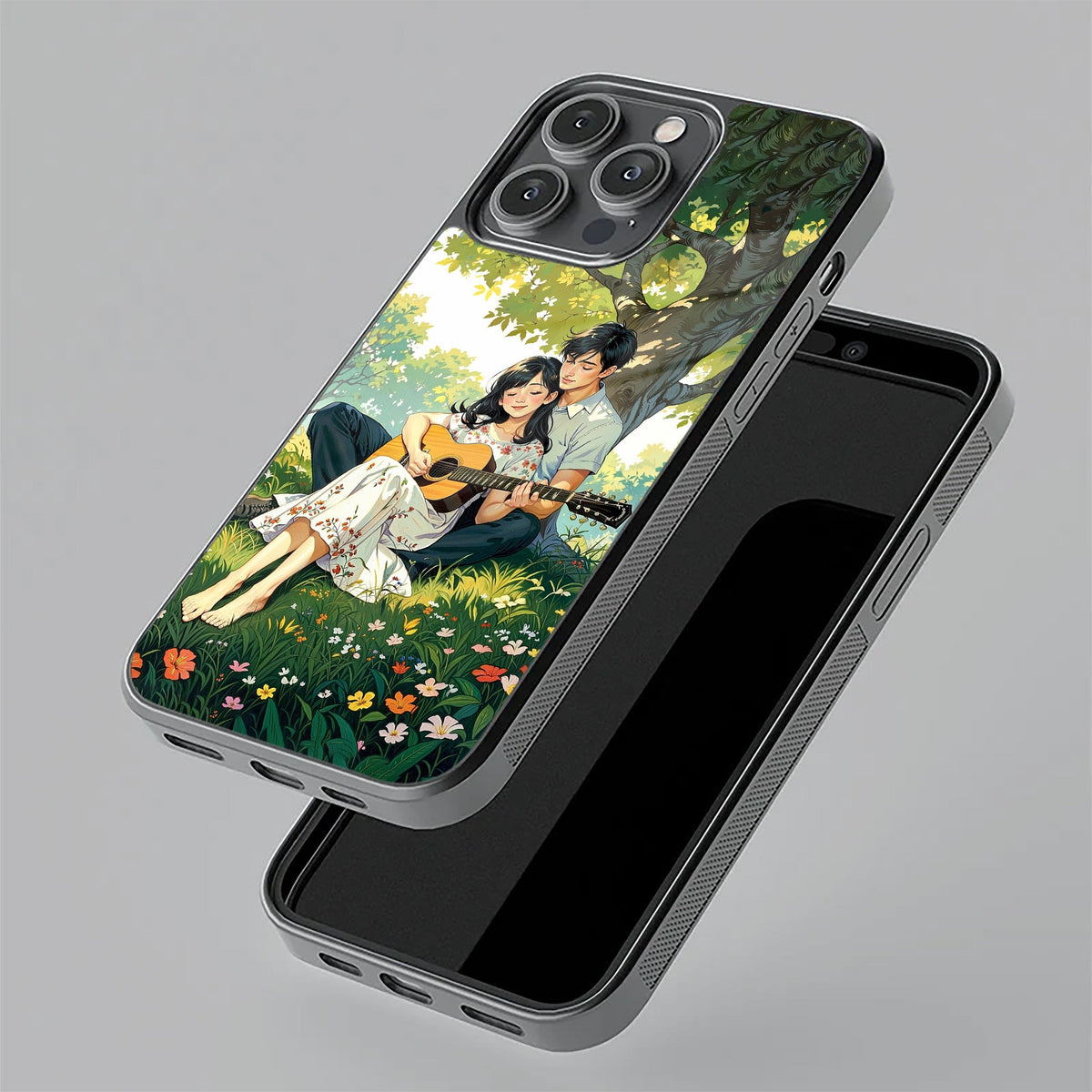 Strings of Love Glass Case Cover For iPhone 17 Pro Max