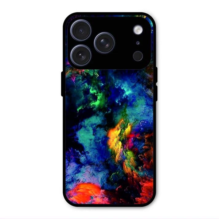 Multicolor Glossy Metal Case Cover For iPhone 17 Pro Max