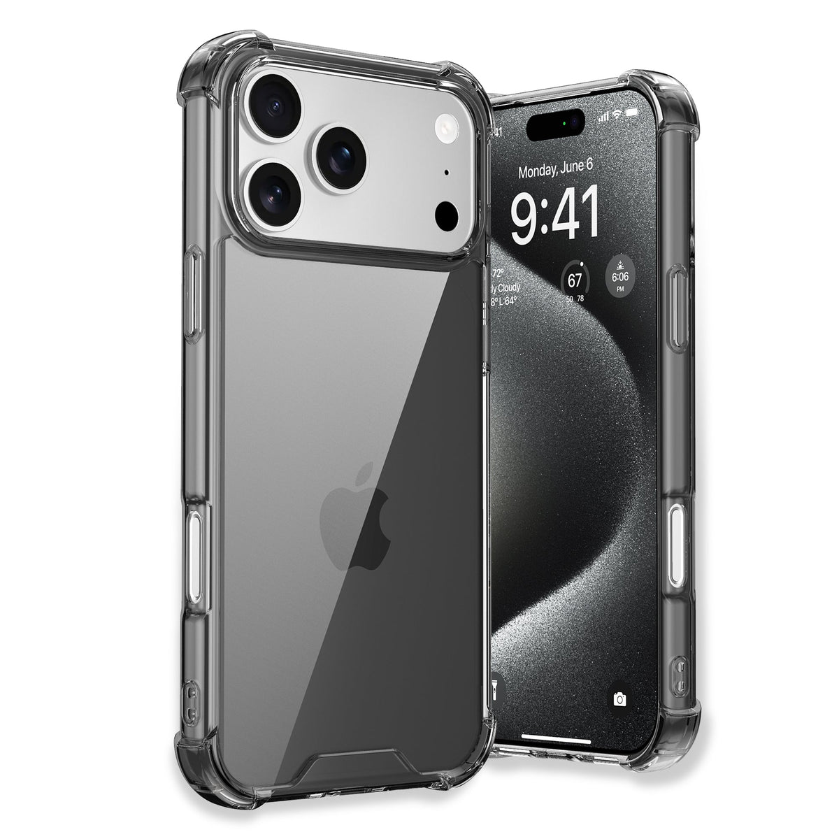 iPhone 17 Pro Max | iPhone 18 Pro Max Case  | Anti-scratch | Soft Shockproof Cushion Corners Camera Protection Back Cover | Hard Transparent Back Cover Case for iPhone 17 Pro Max | iPhone 18 Pro Max