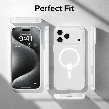 iPhone 17 Pro Max | iPhone 18 Pro Max Back Cover Matte Finish Magnetic for Magsafe Matte Sides Smooth Touch Back Case for iPhone 17 Pro Max | iPhone 18 Pro Max Cover