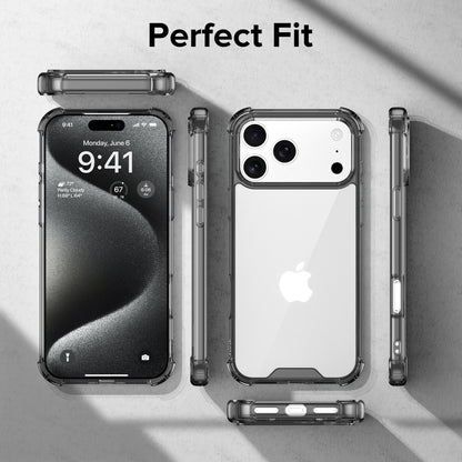 iPhone 17 Pro Max | iPhone 18 Pro Max Case  | Anti-scratch | Soft Shockproof Cushion Corners Camera Protection Back Cover | Hard Transparent Back Cover Case for iPhone 17 Pro Max | iPhone 18 Pro Max