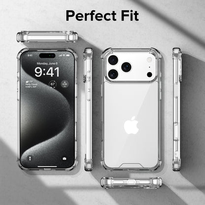 iPhone 17 Pro Max | iPhone 18 Pro Max Case  | Anti-scratch | Soft Shockproof Cushion Corners Camera Protection Back Cover | Hard Transparent Back Cover Case for iPhone 17 Pro Max | iPhone 18 Pro Max