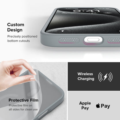 iPhone 17 Pro Max | iPhone 18 Pro Max Back Cover Matte Finish Magnetic for Magsafe Matte Sides Smooth Touch Back Case for iPhone 17 Pro Max | iPhone 18 Pro Max Cover