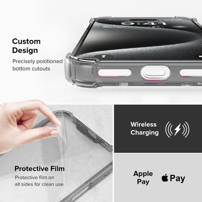 iPhone 17 Pro Max | iPhone 18 Pro Max Case  | Anti-scratch | Soft Shockproof Cushion Corners Camera Protection Back Cover | Hard Transparent Back Cover Case for iPhone 17 Pro Max | iPhone 18 Pro Max