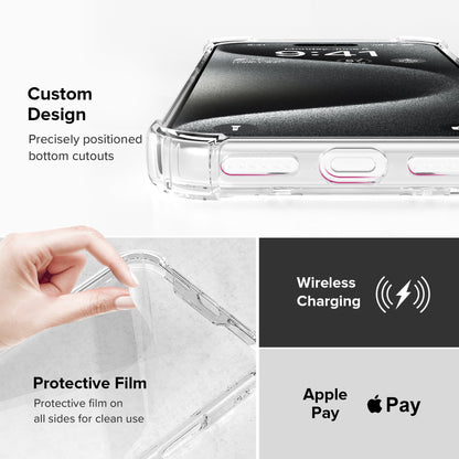 iPhone 17 Pro Max | iPhone 18 Pro Max Case  | Anti-scratch | Soft Shockproof Cushion Corners Camera Protection Back Cover | Hard Transparent Back Cover Case for iPhone 17 Pro Max | iPhone 18 Pro Max