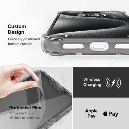 iPhone 17 Pro Max | iPhone 18 Pro Max Case  | Anti-scratch | Soft Shockproof Cushion Corners Camera Protection Back Cover | Hard Transparent Back Cover Case for iPhone 17 Pro Max | iPhone 18 Pro Max