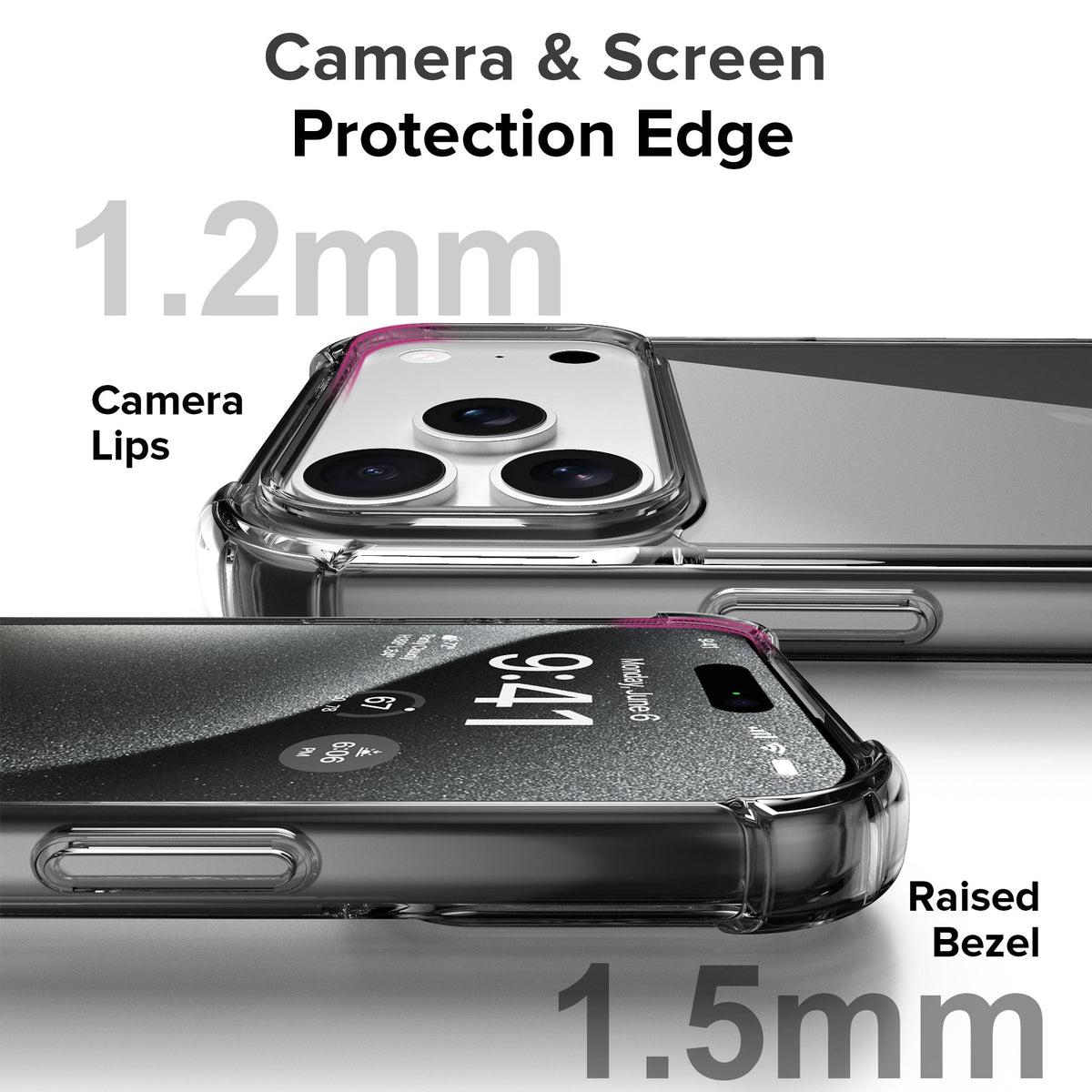 iPhone 17 Pro Max | iPhone 18 Pro Max Case  | Anti-scratch | Soft Shockproof Cushion Corners Camera Protection Back Cover | Hard Transparent Back Cover Case for iPhone 17 Pro Max | iPhone 18 Pro Max