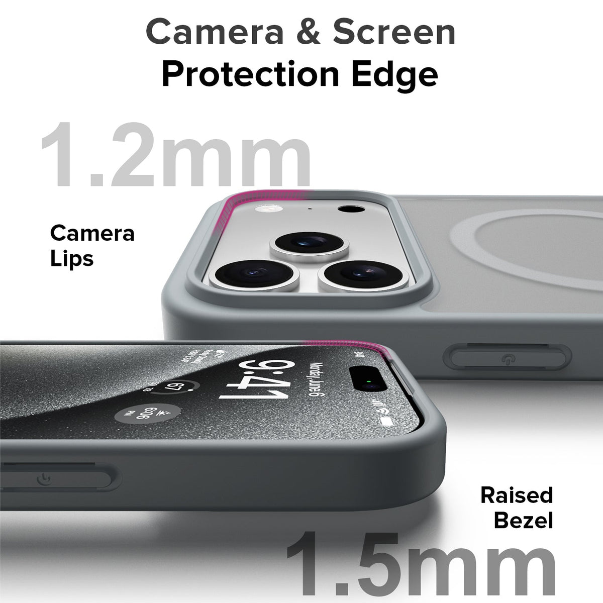 iPhone 17 Pro Max | iPhone 18 Pro Max Back Cover Matte Finish Magnetic for Magsafe Matte Sides Smooth Touch Back Case for iPhone 17 Pro Max | iPhone 18 Pro Max Cover