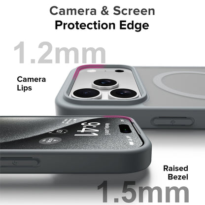 iPhone 17 Pro Max | iPhone 18 Pro Max Back Cover Matte Finish Magnetic for Magsafe Matte Sides Smooth Touch Back Case for iPhone 17 Pro Max | iPhone 18 Pro Max Cover