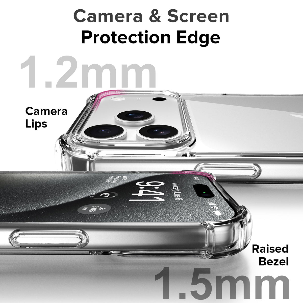 iPhone 17 Pro Max | iPhone 18 Pro Max Case  | Anti-scratch | Soft Shockproof Cushion Corners Camera Protection Back Cover | Hard Transparent Back Cover Case for iPhone 17 Pro Max | iPhone 18 Pro Max