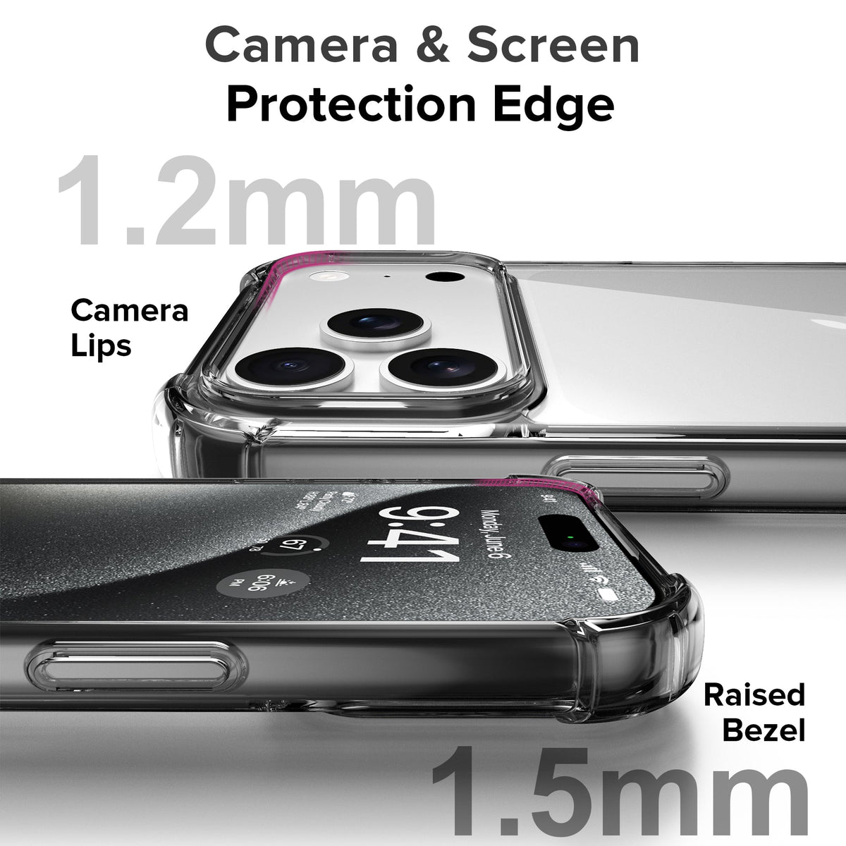 iPhone 17 Pro Max | iPhone 18 Pro Max Case  | Anti-scratch | Soft Shockproof Cushion Corners Camera Protection Back Cover | Hard Transparent Back Cover Case for iPhone 17 Pro Max | iPhone 18 Pro Max