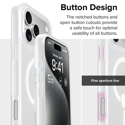 iPhone 17 Pro Max | iPhone 18 Pro Max Back Cover Matte Finish Magnetic for Magsafe Matte Sides Smooth Touch Back Case for iPhone 17 Pro Max | iPhone 18 Pro Max Cover