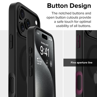 iPhone 17 Pro Max | iPhone 18 Pro Max Back Cover Matte Finish Magnetic for Magsafe Matte Sides Smooth Touch Back Case for iPhone 17 Pro Max | iPhone 18 Pro Max Cover