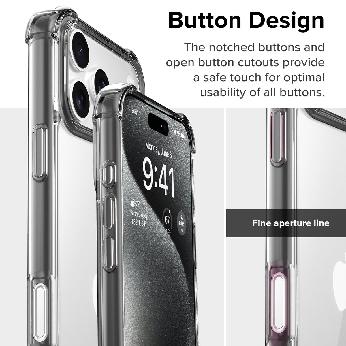 iPhone 17 Pro Max | iPhone 18 Pro Max Case  | Anti-scratch | Soft Shockproof Cushion Corners Camera Protection Back Cover | Hard Transparent Back Cover Case for iPhone 17 Pro Max | iPhone 18 Pro Max