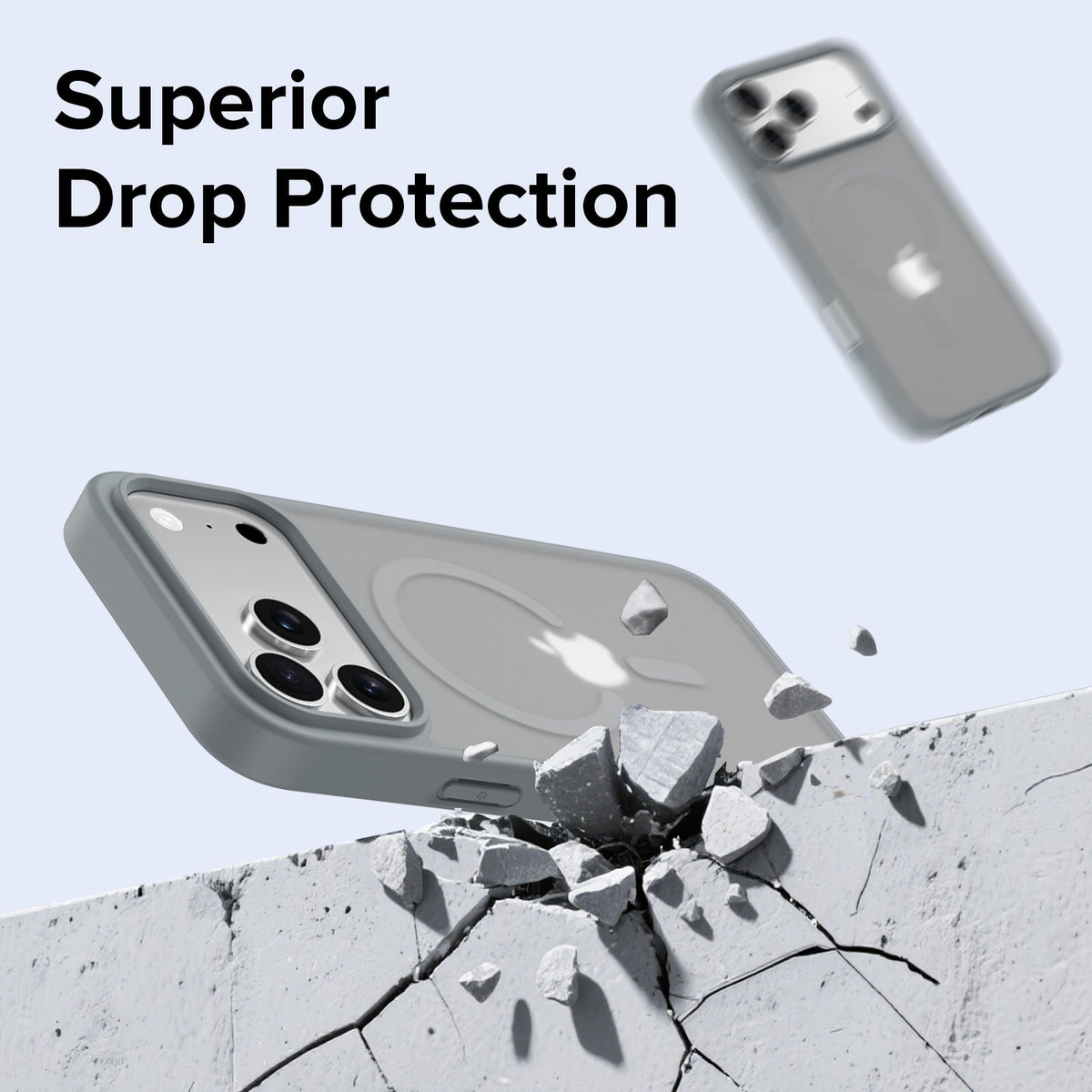 iPhone 17 Pro Max | iPhone 18 Pro Max Back Cover Matte Finish Magnetic for Magsafe Matte Sides Smooth Touch Back Case for iPhone 17 Pro Max | iPhone 18 Pro Max Cover