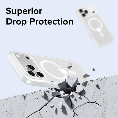iPhone 17 Pro Max | iPhone 18 Pro Max Back Cover Matte Finish Magnetic for Magsafe Matte Sides Smooth Touch Back Case for iPhone 17 Pro Max | iPhone 18 Pro Max Cover