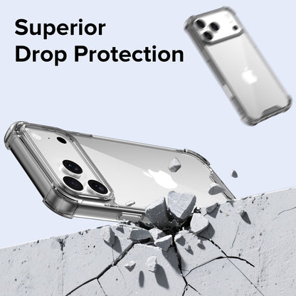iPhone 17 Pro Max | iPhone 18 Pro Max Case  | Anti-scratch | Soft Shockproof Cushion Corners Camera Protection Back Cover | Hard Transparent Back Cover Case for iPhone 17 Pro Max | iPhone 18 Pro Max