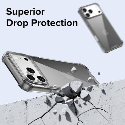 iPhone 17 Pro Max | iPhone 18 Pro Max Case  | Anti-scratch | Soft Shockproof Cushion Corners Camera Protection Back Cover | Hard Transparent Back Cover Case for iPhone 17 Pro Max | iPhone 18 Pro Max
