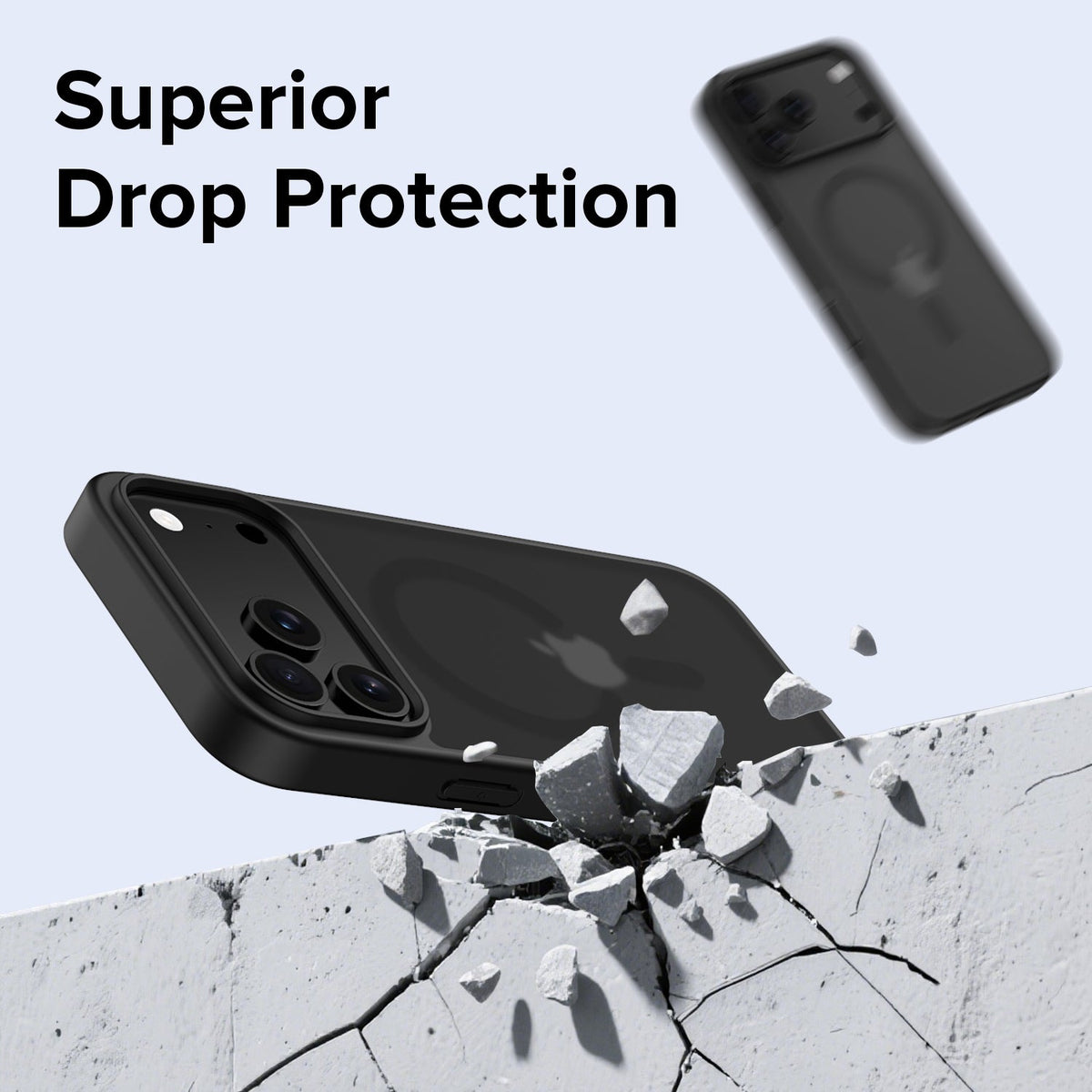 iPhone 17 Pro Max | iPhone 18 Pro Max Back Cover Matte Finish Magnetic for Magsafe Matte Sides Smooth Touch Back Case for iPhone 17 Pro Max | iPhone 18 Pro Max Cover