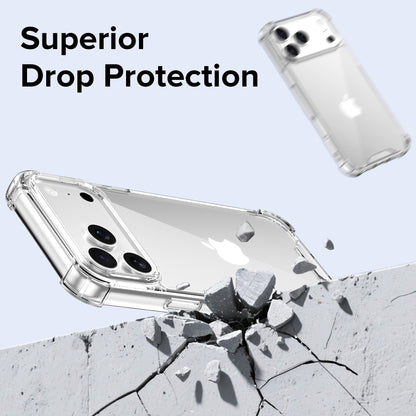iPhone 17 Pro Max | iPhone 18 Pro Max Case  | Anti-scratch | Soft Shockproof Cushion Corners Camera Protection Back Cover | Hard Transparent Back Cover Case for iPhone 17 Pro Max | iPhone 18 Pro Max
