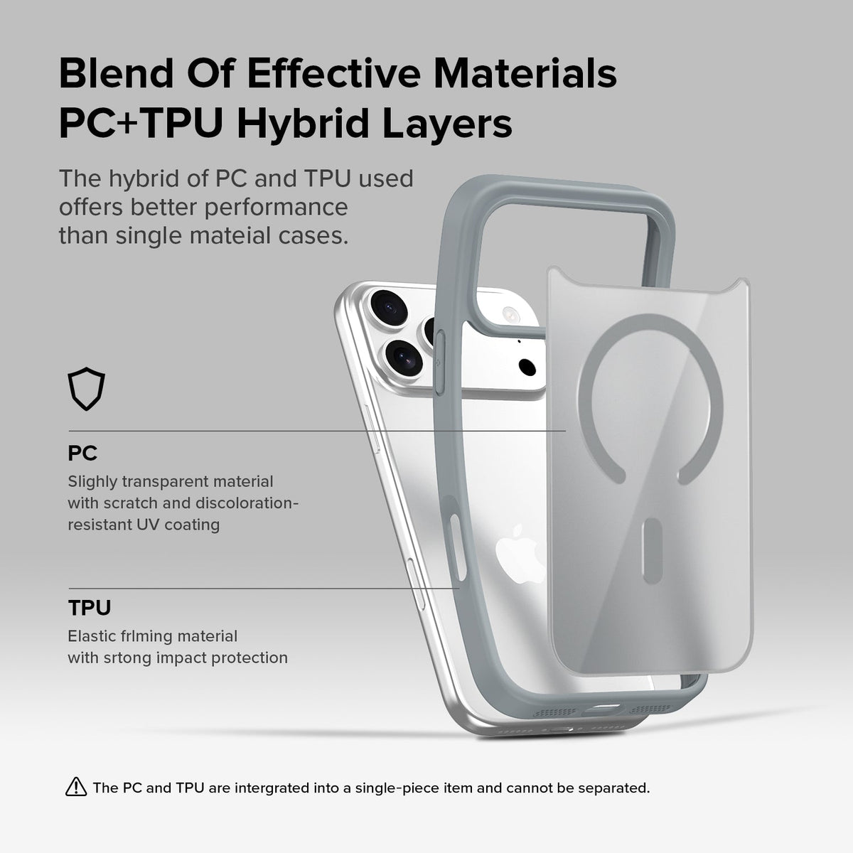 iPhone 17 Pro Max | iPhone 18 Pro Max Back Cover Matte Finish Magnetic for Magsafe Matte Sides Smooth Touch Back Case for iPhone 17 Pro Max | iPhone 18 Pro Max Cover