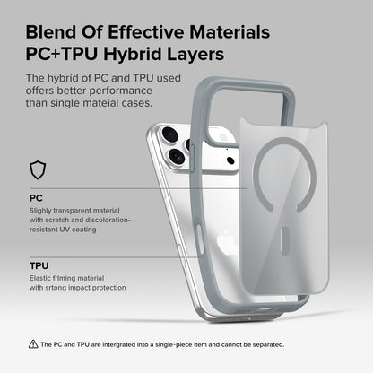 iPhone 17 Pro Max | iPhone 18 Pro Max Back Cover Matte Finish Magnetic for Magsafe Matte Sides Smooth Touch Back Case for iPhone 17 Pro Max | iPhone 18 Pro Max Cover
