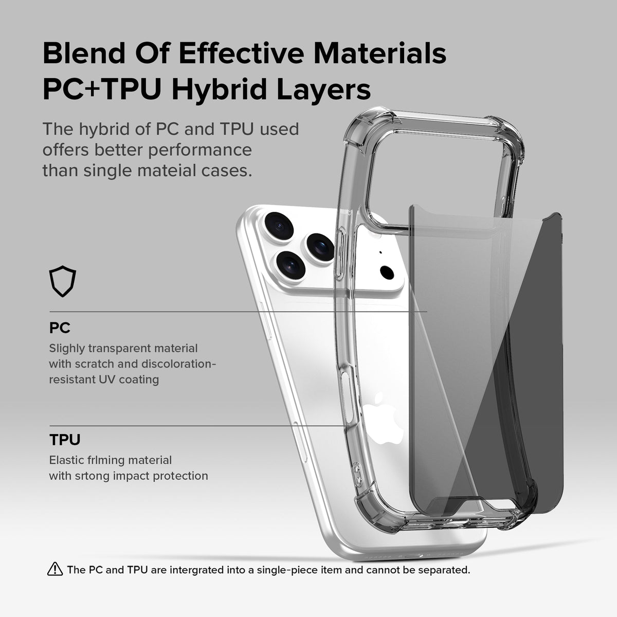 iPhone 17 Pro Max | iPhone 18 Pro Max Case  | Anti-scratch | Soft Shockproof Cushion Corners Camera Protection Back Cover | Hard Transparent Back Cover Case for iPhone 17 Pro Max | iPhone 18 Pro Max