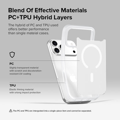 iPhone 17 Pro Max | iPhone 18 Pro Max Back Cover Matte Finish Magnetic for Magsafe Matte Sides Smooth Touch Back Case for iPhone 17 Pro Max | iPhone 18 Pro Max Cover