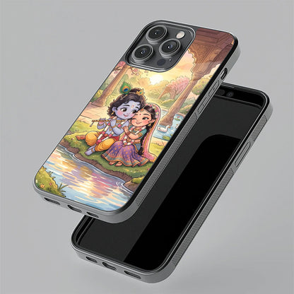 Divine Couple  Glass Case Cover For iPhone 17 Pro Max