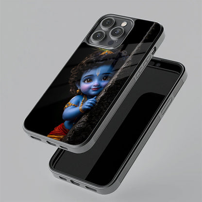 Little Krishna Divine Smile Phone Case For iPhone 17 Pro Max