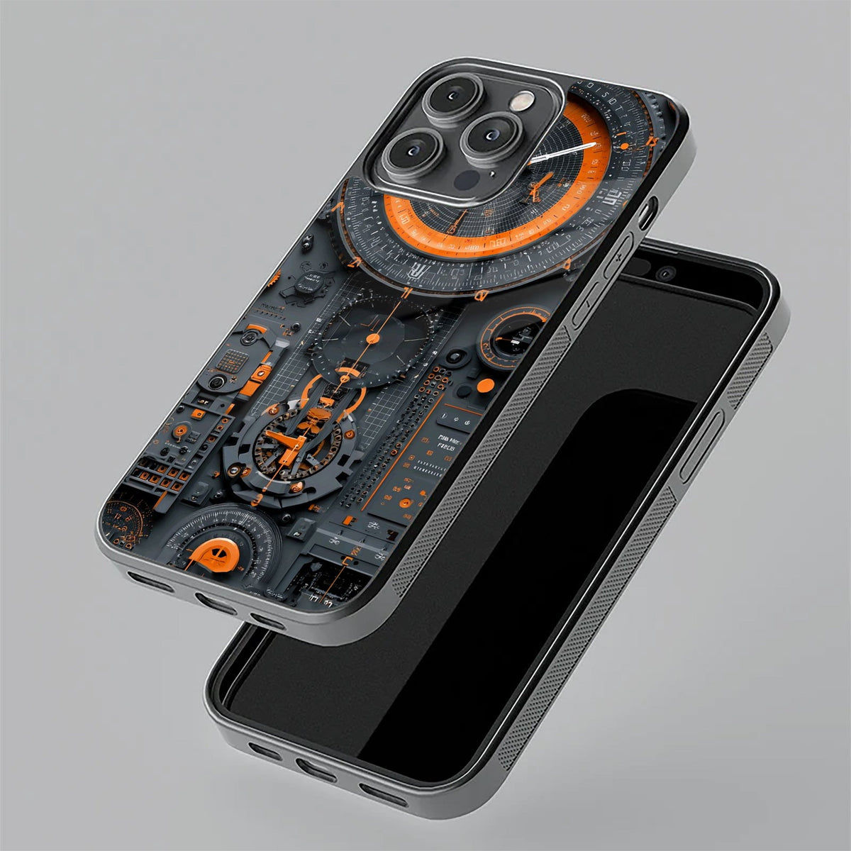 Mechanical Timepiece Glass Phone Cover iPhone 17 Pro Max