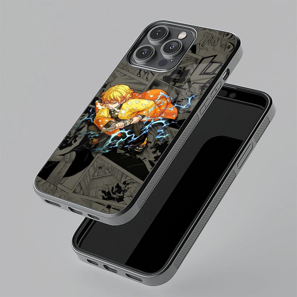 Zenitsu Manga Glass Case Cover For iPhone 17 Pro Max