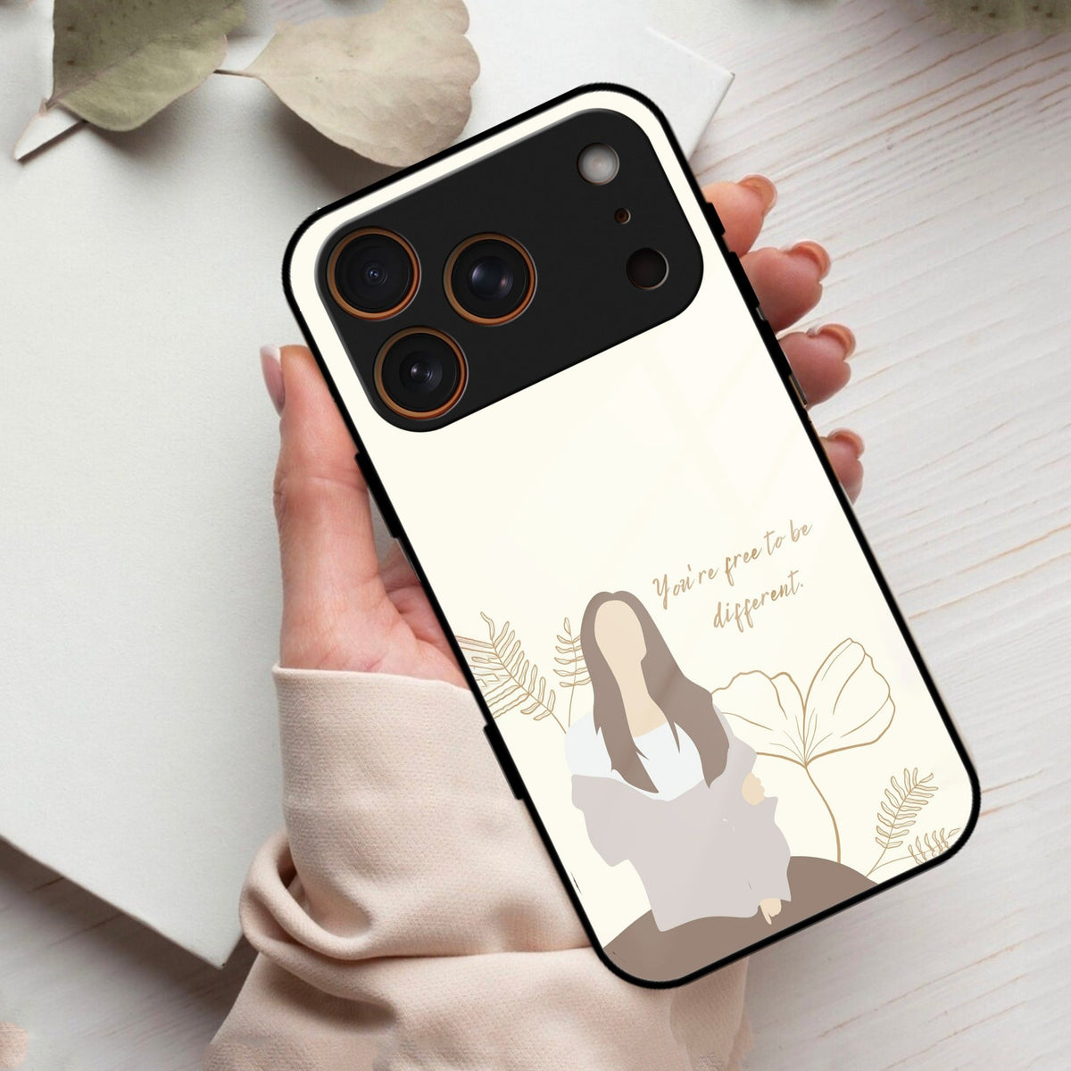Always Stay Humble And Kind Glass Phone Cover-V2 for iPhone 17 Pro Max