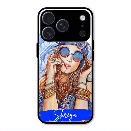 Bindass Babe Customize Glass Case Cover For iPhone 17 Pro Max