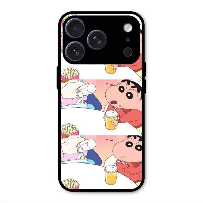 Crazy Cartoon Glass Case Cover For iPhone 17 Pro Max