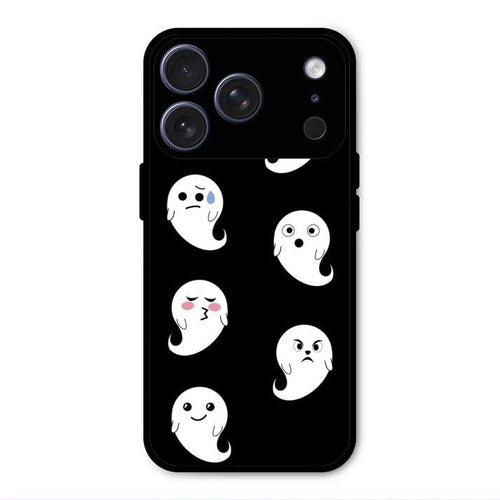 Cute Ghost Glass Case Cover For iPhone 17 Pro Max