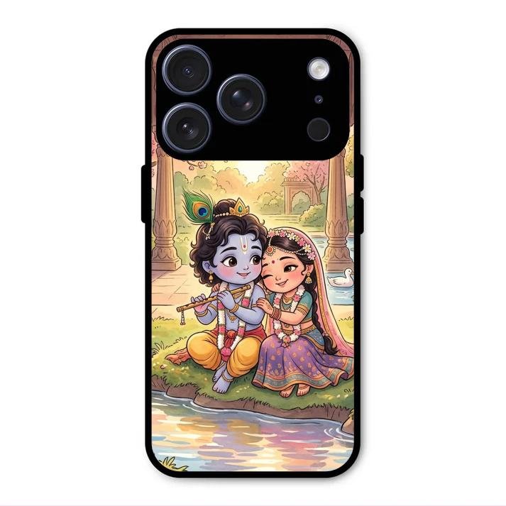 Divine Couple  Glass Case Cover For iPhone 17 Pro Max