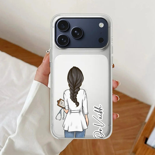 Doctor Customized Transparent Silicon Case For iPhone 17 Pro Max