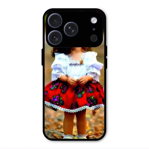 Doll Design Glossy Metal Case Cover For iPhone 17 Pro Max