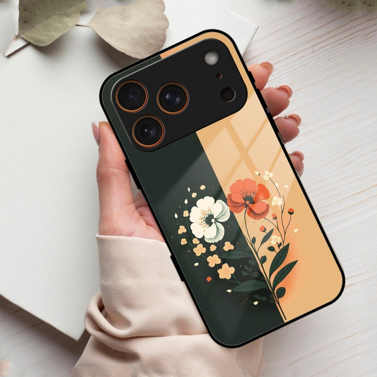 Dual Essence Glass Case Cover For iPhone 17 Pro Max