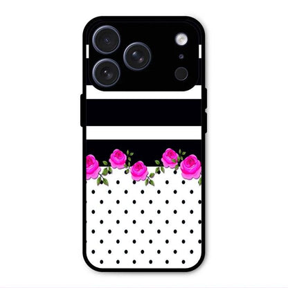 Elegant Rose Parad Glass Case Cover For iPhone 17 Pro Max
