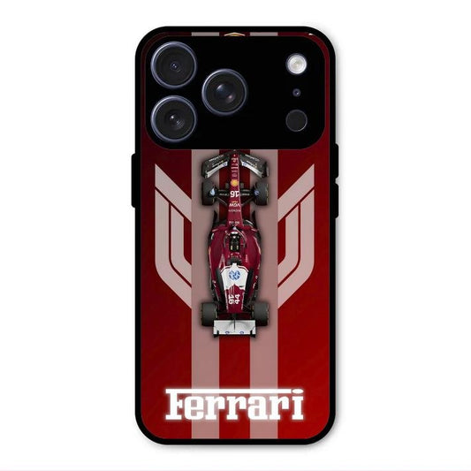 Ferrari Racing Legacy Glass Case For iPhone 17 Pro Max