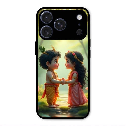heavenly bond glossy metal case cover for iPhone 17 Pro Max