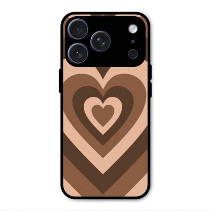 Latte Love Patter Glass Case Cover - Coffee For iPhone 17 Pro Max
