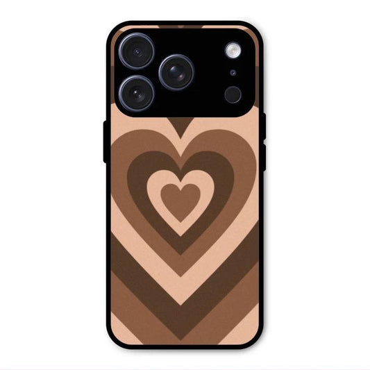 Latte Love Patter Glass Case Cover - Coffee For iPhone 17 Pro Max
