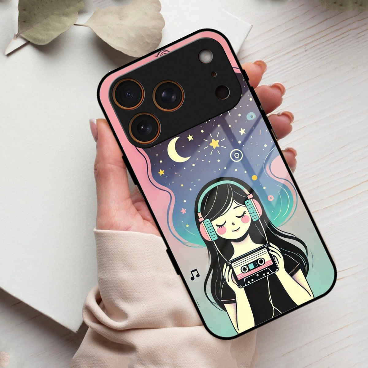 Luna Glass Case Cover For iPhone 17 Pro Max