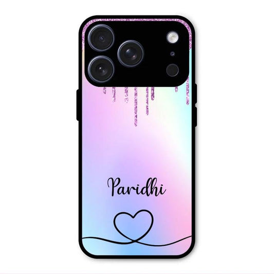 MultiColor Glitter Glass Case For iPhone 17 Pro Max