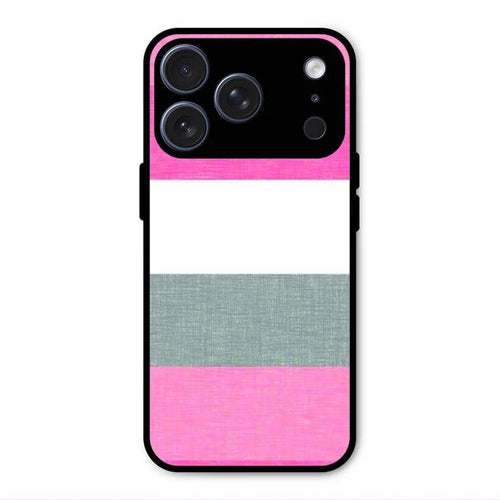 Pink Hues Harmony Glossy Metal Case Cover For iPhone 17 Pro Max