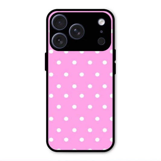 Pollaka Dot Glossy Metal Case Cover For iPhone 17 Pro Max